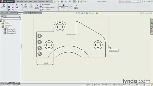 Solidworks drawing slot callout
